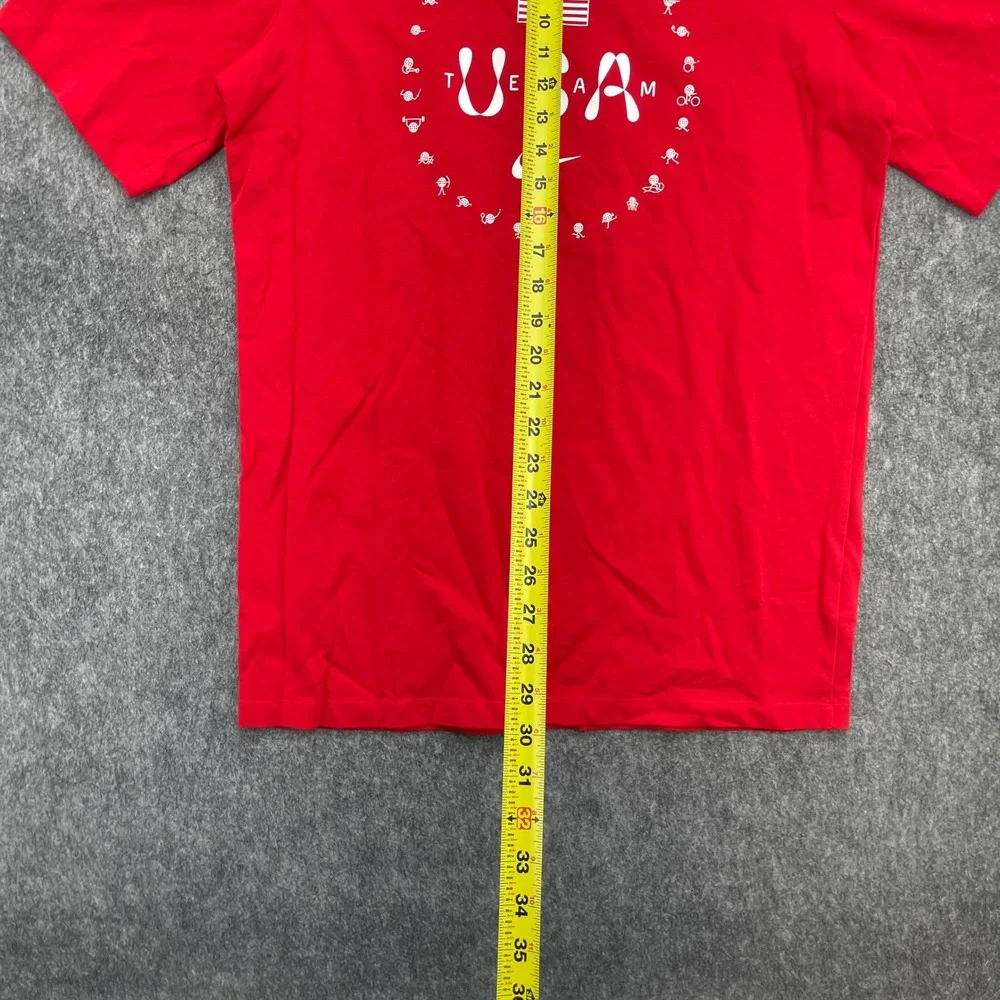 Team USA Shirt Mens Large Tall Olympic Graphic Red Nike NWT